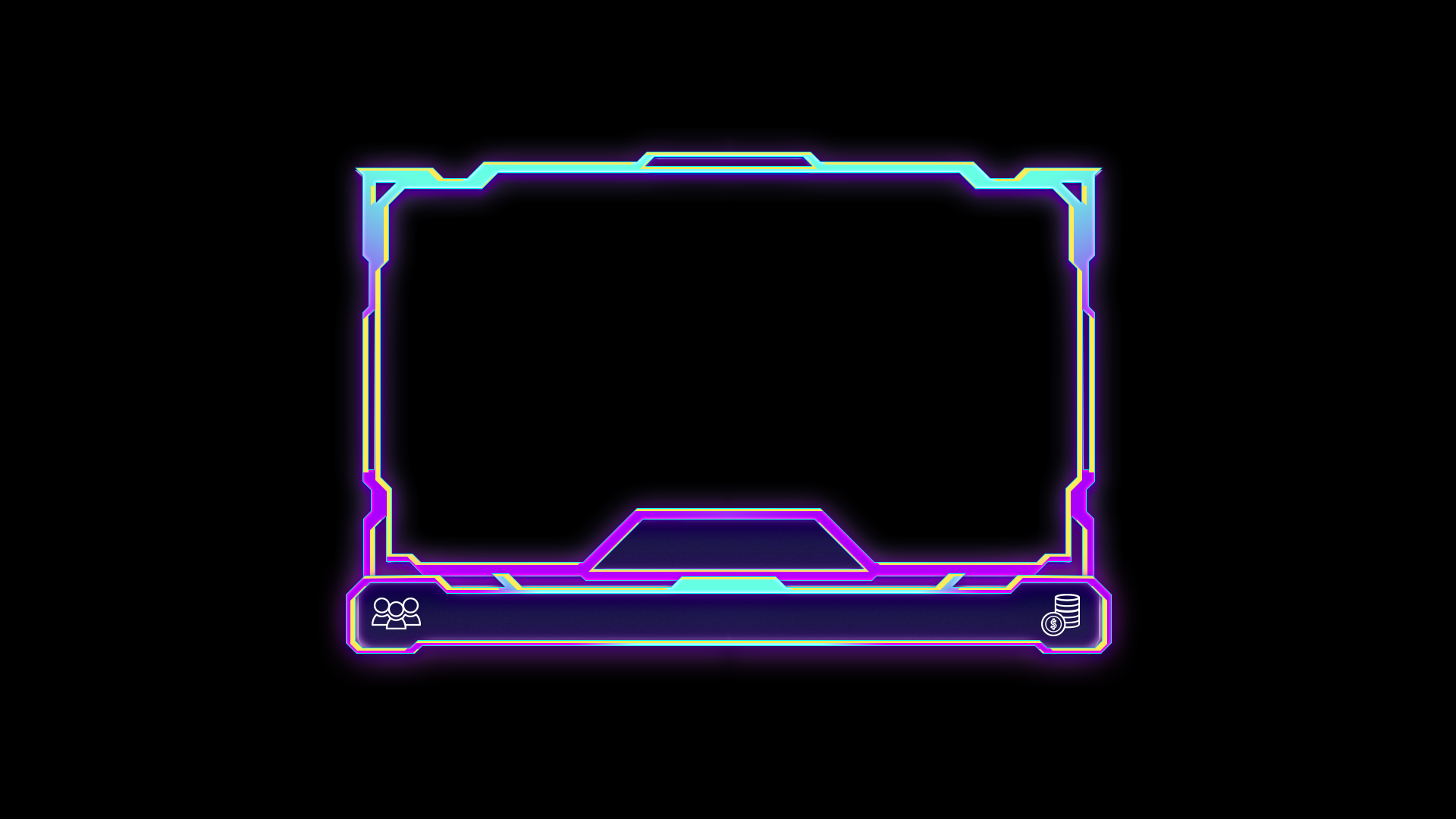 Facecam Border Twitch Facecam Overlays Template Transparent Png My