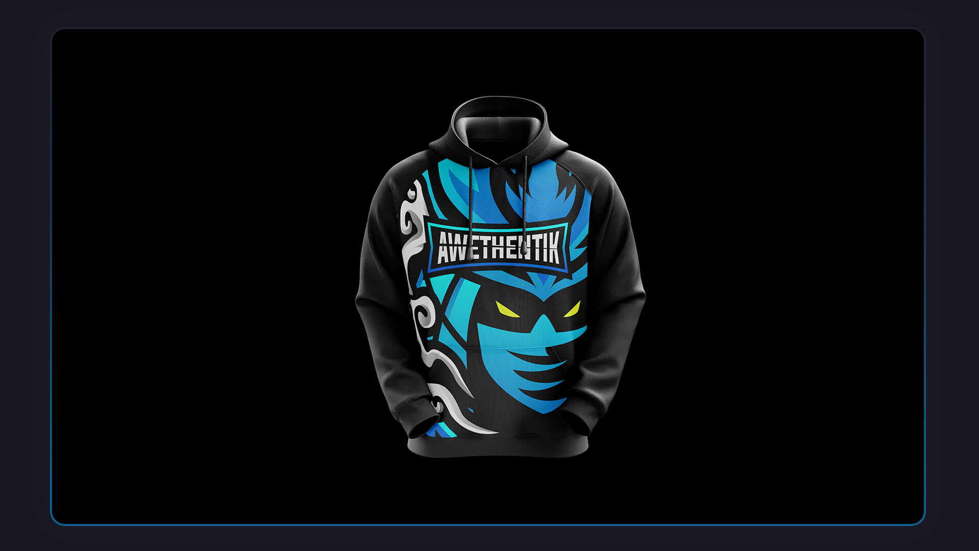 Awethentik custom stream design esports apparel design