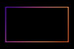 Rainbow gradient webcam animated Streamer Overlays
