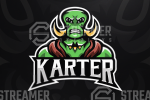 mascot logo for sale Streamer overlays premade mascot esports logos for sale