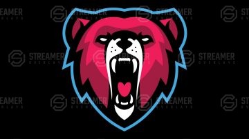 mascot logo for sale Streamer overlays premade mascot esports logos for sale