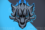 Lycan mascot logo for sale streamer overlays