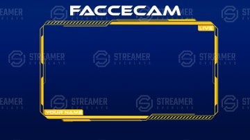 Webcam Streamer overlay | Streamer Overlays