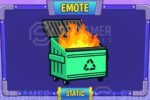 dumpster emote