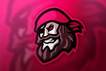 premade pirate logo | premade pirate mascot logo