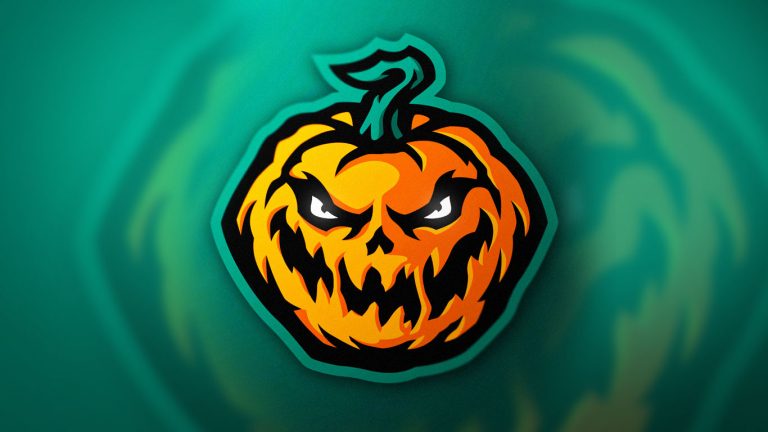 Premade Pumpkin Logo - Streamer Overlays