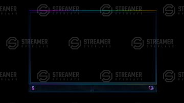 dark gradient webcam overlay streamer overlays