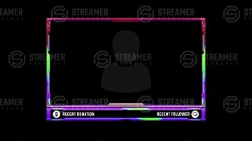 Webcam Streamer overlay | Streamer Overlays