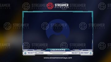 Webcam Stream Overlay | Streamer Overlays