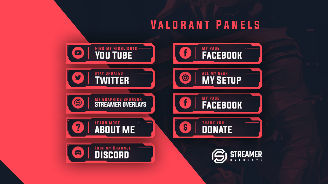 Twitch Overlay Panel and Faccam for Twitch and Discord Streamer