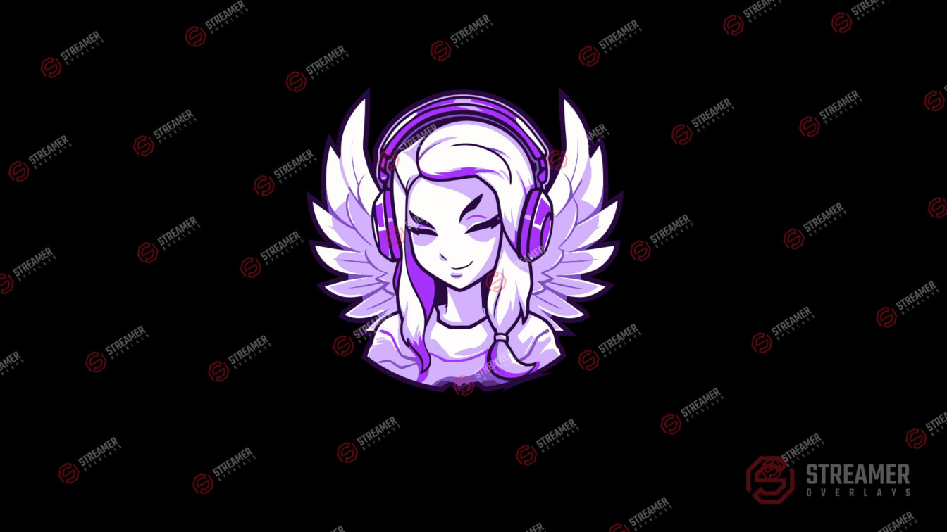 angel esports logo for sale - streamer overlays - Sell your esports logo - esports marketplace