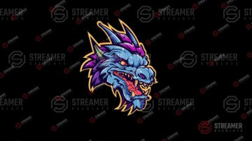 dragon esports logo for sale - streamer overlays - Sell your esports logo - esports marketplace