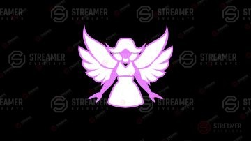 Angel fairy esports mascot logo for sale