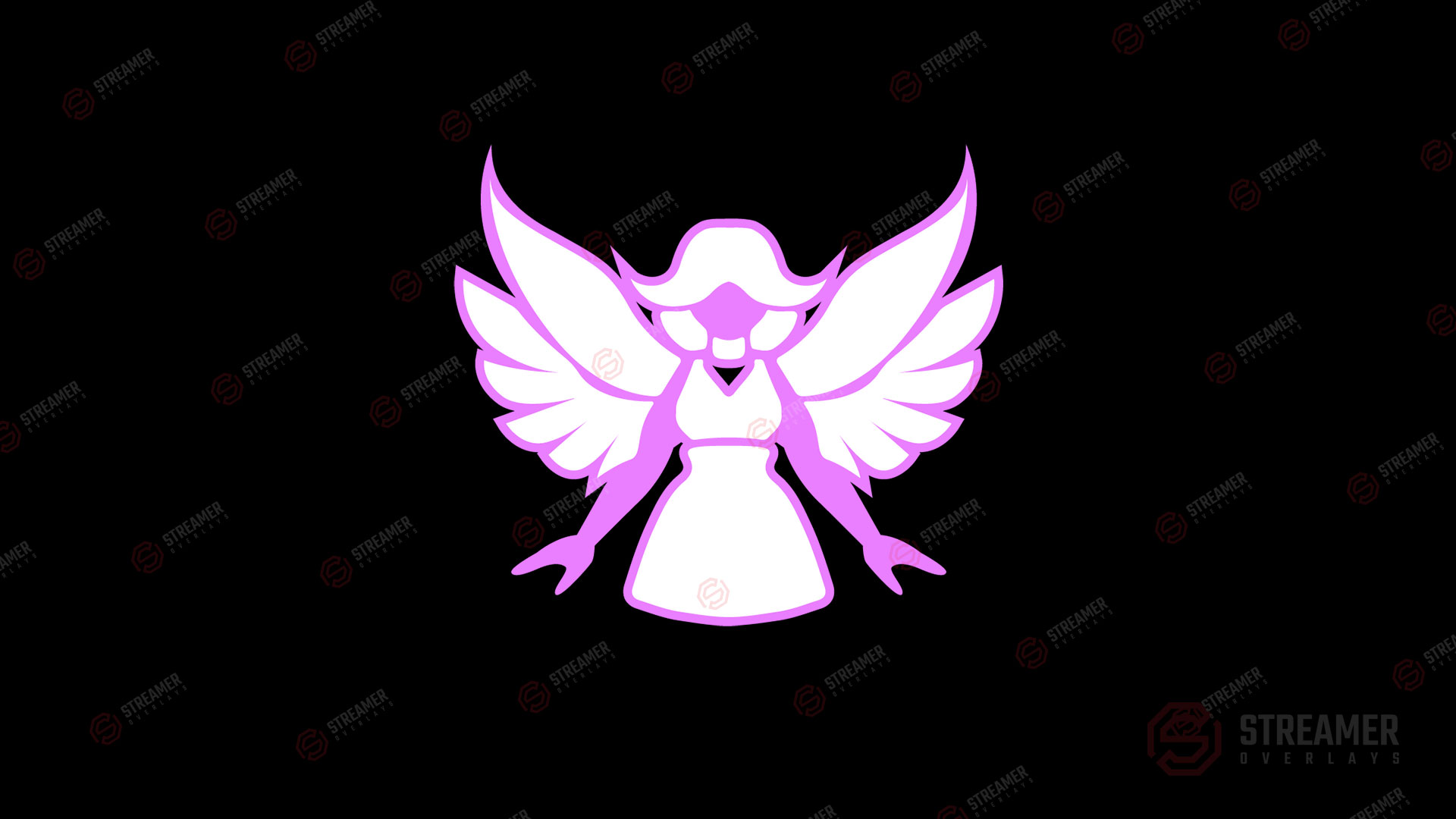 Angel fairy esports mascot logo for sale