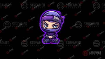 cute ninja esports logo for sale