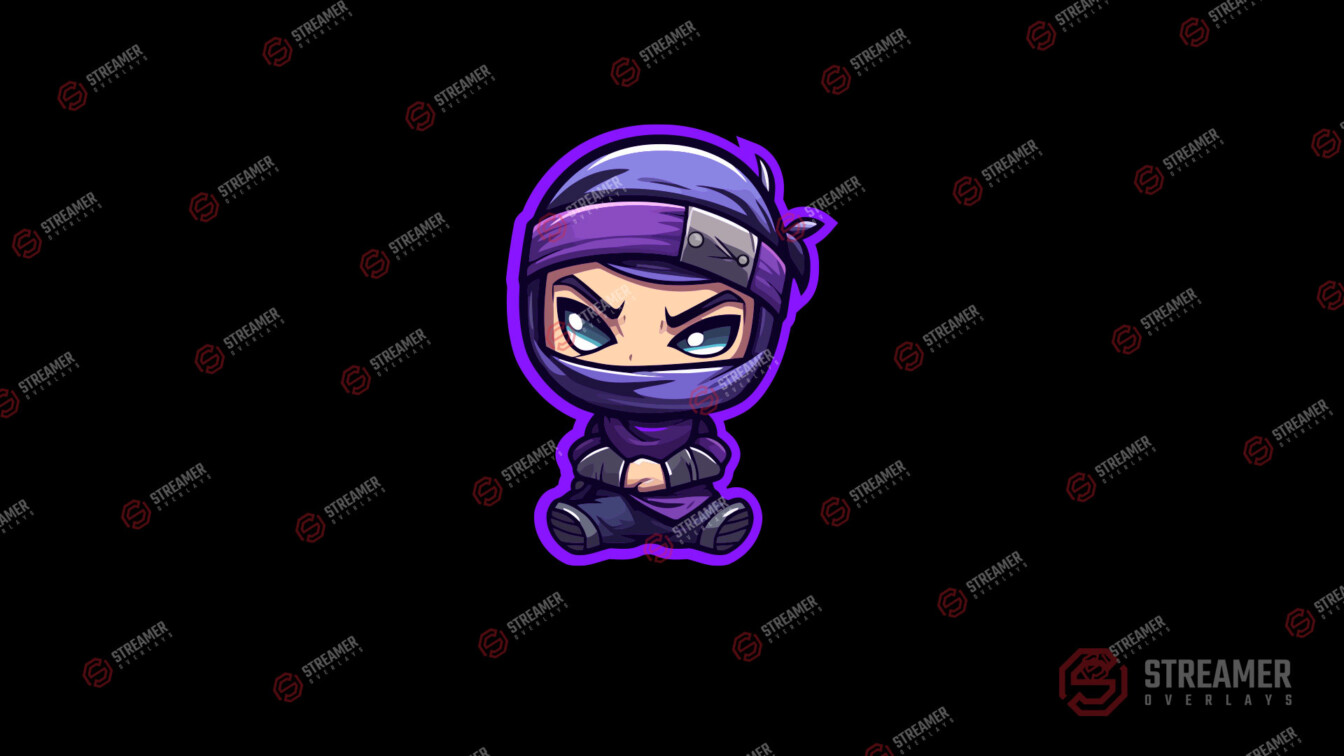 cute ninja esports logo for sale